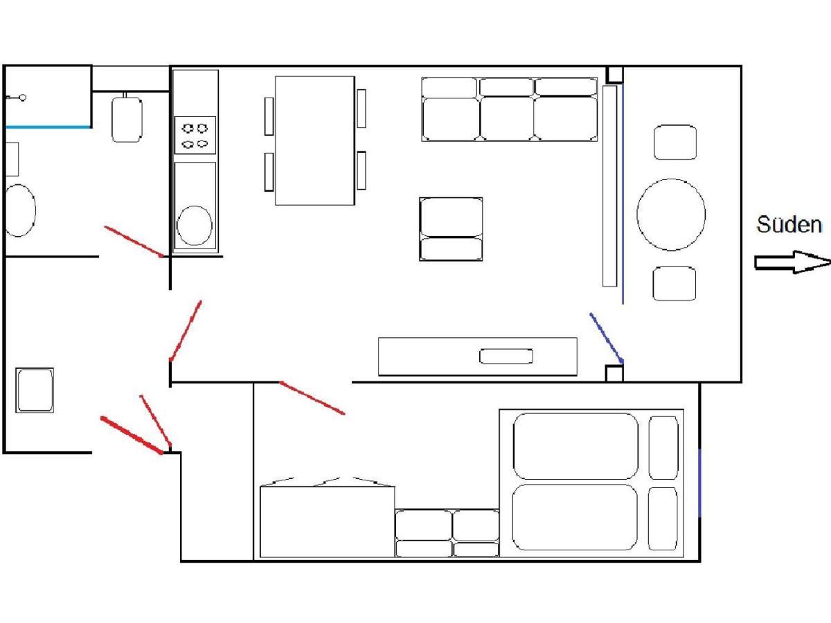 Olde-Baas Apartment Боркум Екстериор снимка
